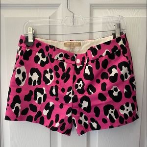 Leopard print shorts